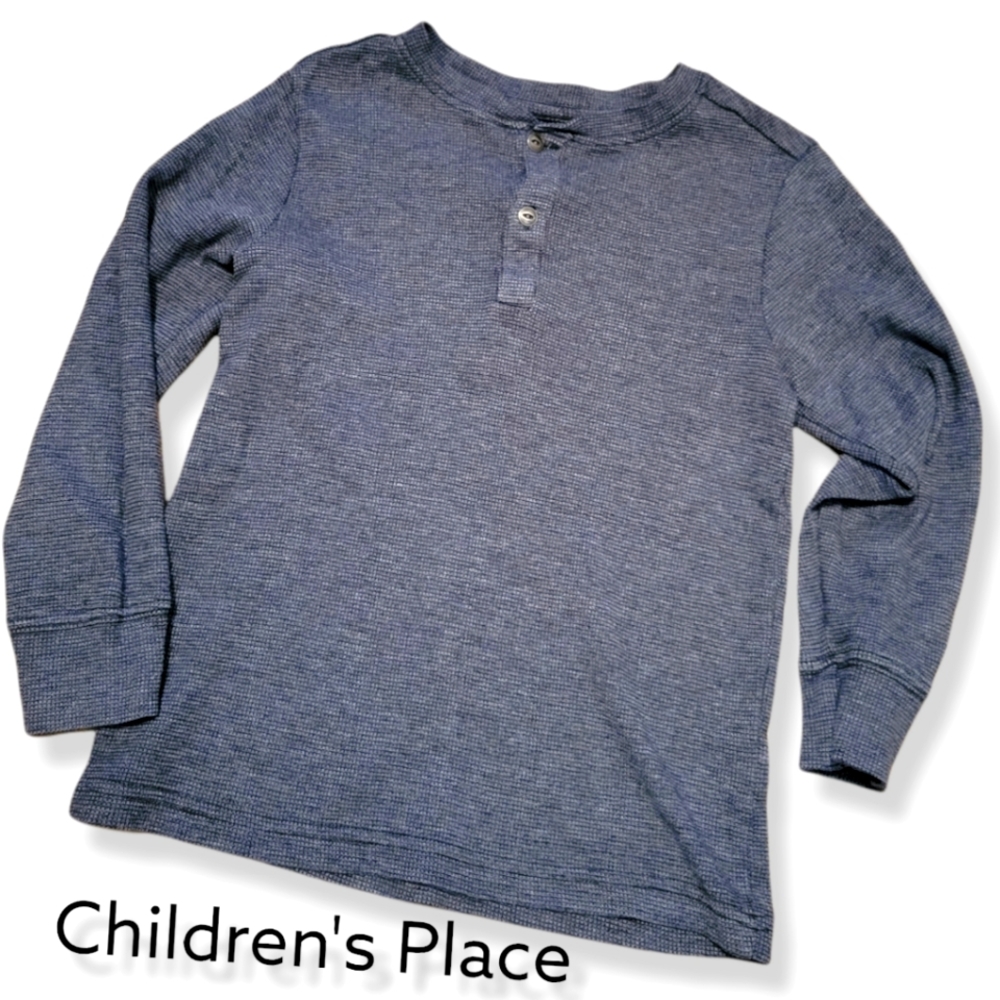 Children's Place Waffle Henley